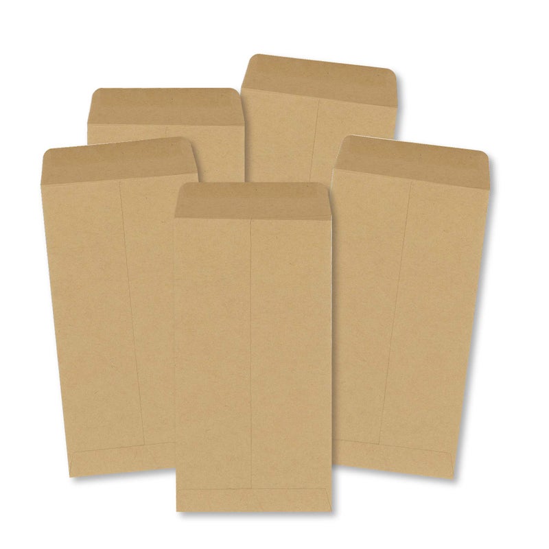Bubbley Coin Envelopes, 500 Pack Kraft Seed Envelopes, Small Parts Envelopes with Gummed Seal, 4.5 x 3Inches - Image 1